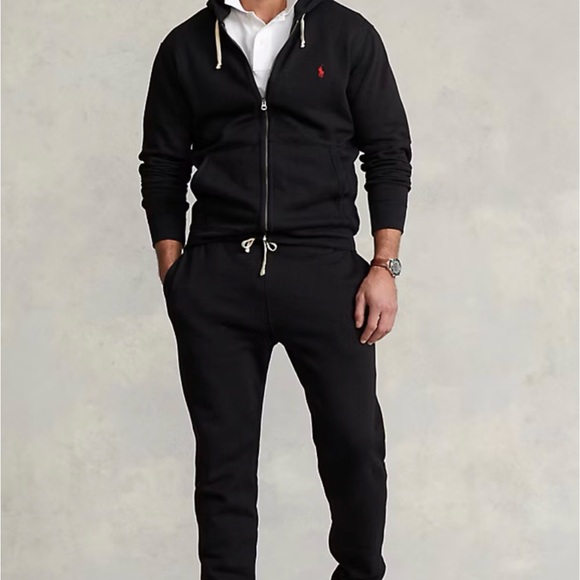 Polo by Ralph Lauren Black Hoodie with Red Logo-Size 3XLT - Picture 2 of 9